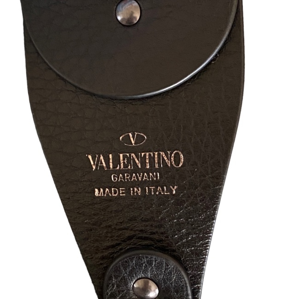 Valentino Garavani Guitar Bag Strap in Leather & Canvas - Picture 8 of 16